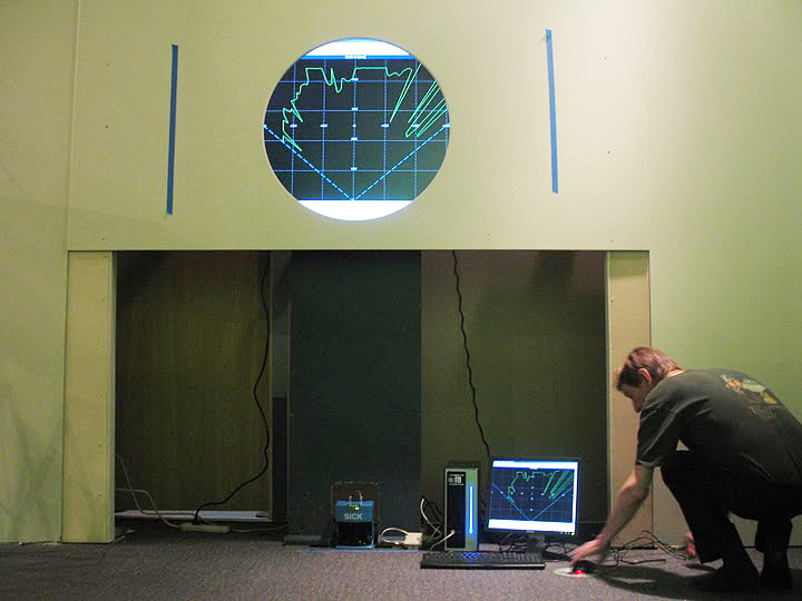 human^n @ Museum Of Science, Boston (testing the SICK sensor)